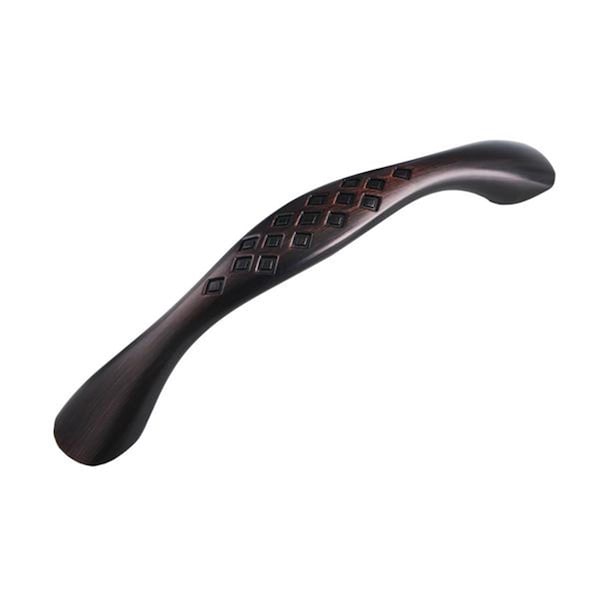 Utopia Alley Diamond Oil Rubbed Bronze Cabinet Pull 3.8 inch Center to Center HW262PLRB011 - main